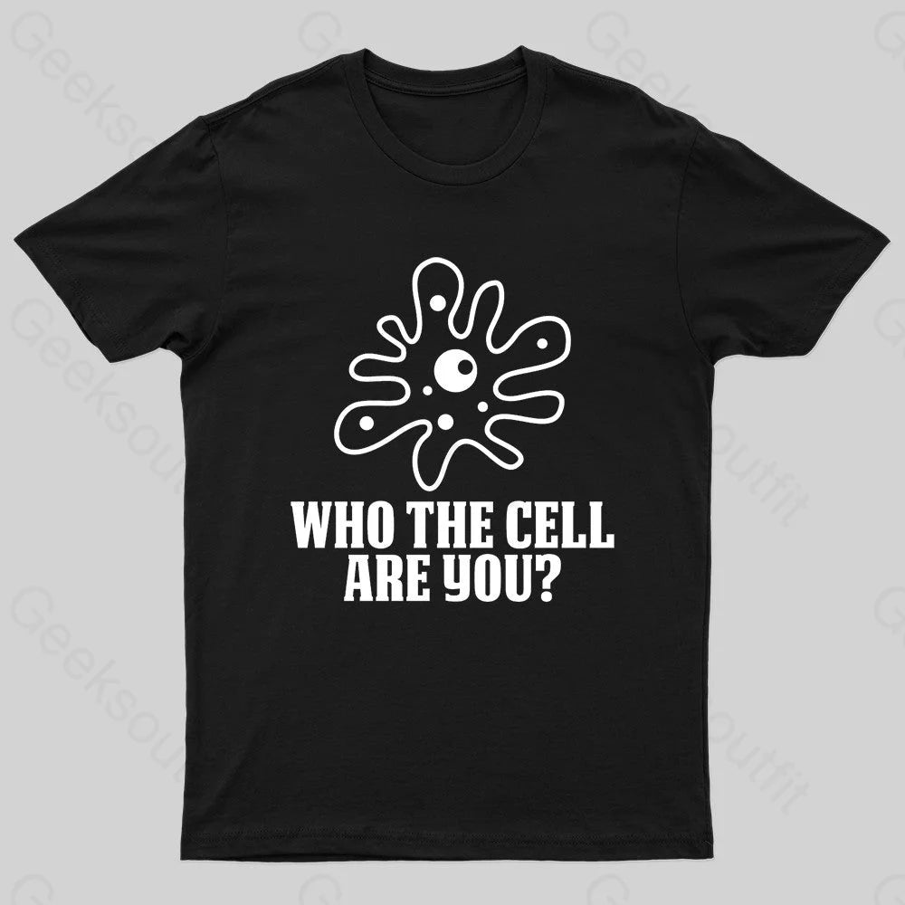 Who The Cell Nerd T-Shirt Hip Women's Retro
