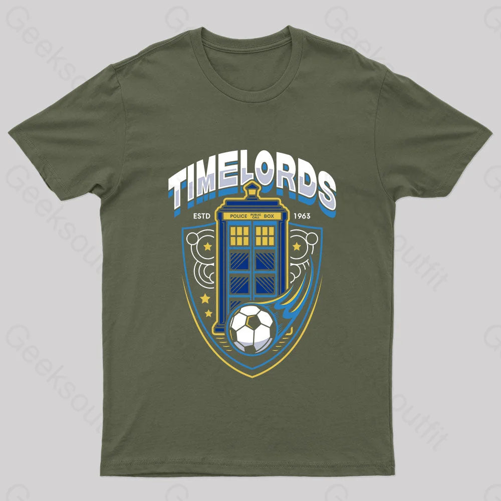 Timelords Football Team Nerd T-Shirt Sporty Women's Tennis