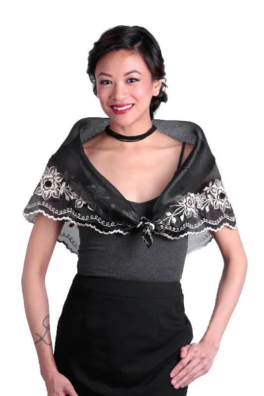 WA13 - Classic Alampay Black - Filipiniana Compression