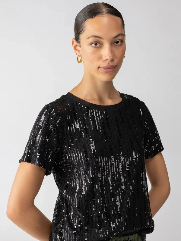 Sequin Perfect Tee Sophisticated Women's Tailored