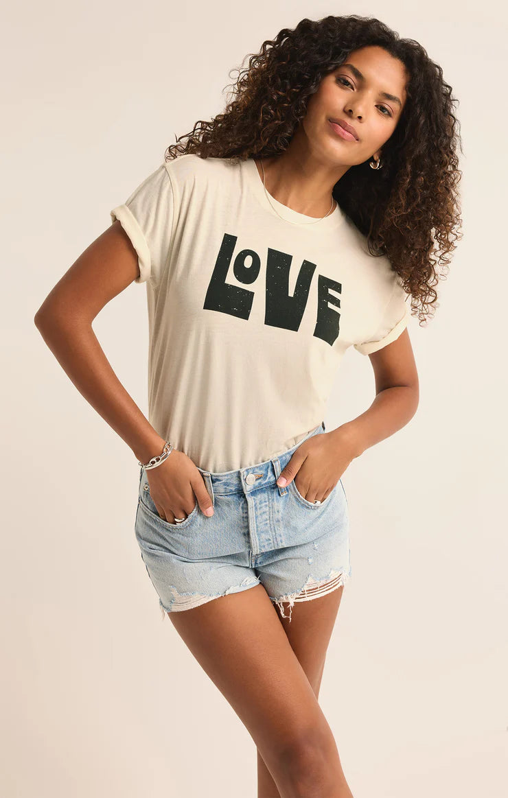 Love You Boyfriend Tee Artistic Women's Avant - 