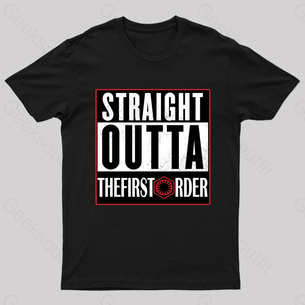 Straight Outta The First Order Geek T-Shirt Sporty Women's Athleisure 