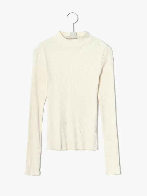 Xirena - Leith Knit Top in Ivory Monochromatic All - in - one