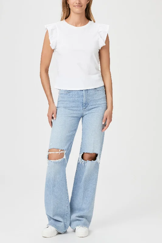 Paige Premium Denim - Erissa Tee in White Scandinavian