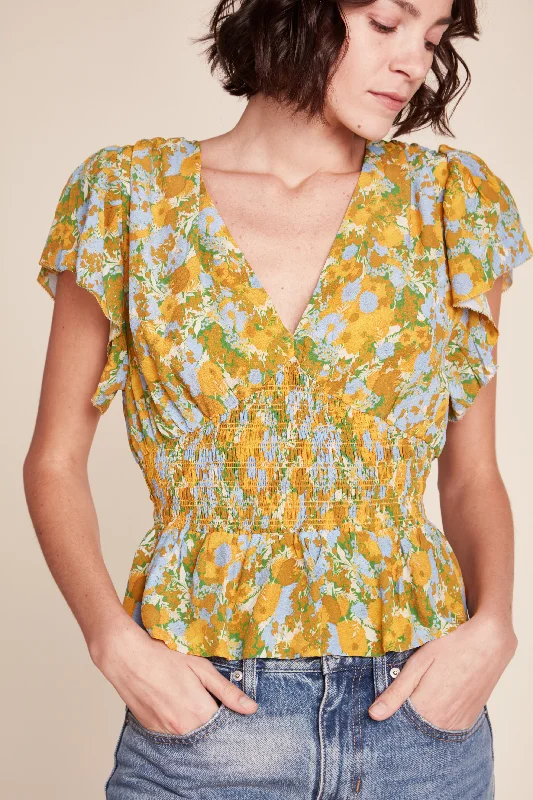 Trovata - Paloma Blouse in Golden Briar Contemporary 