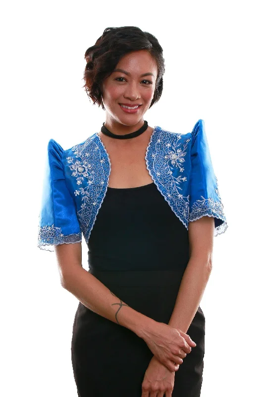 WR08 - Mestiza Bolero Blue - Filipiniana Sporty Women's Tennis