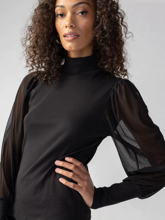On My Mind Mesh Sleeve Top Cool Women's Skate