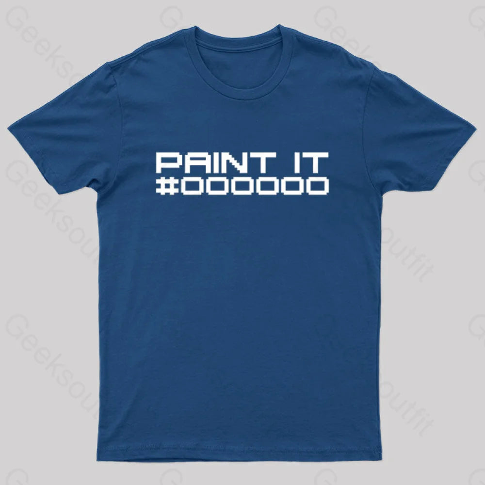 Paint It Black Geek T-Shirt Bold Women's Animal Print