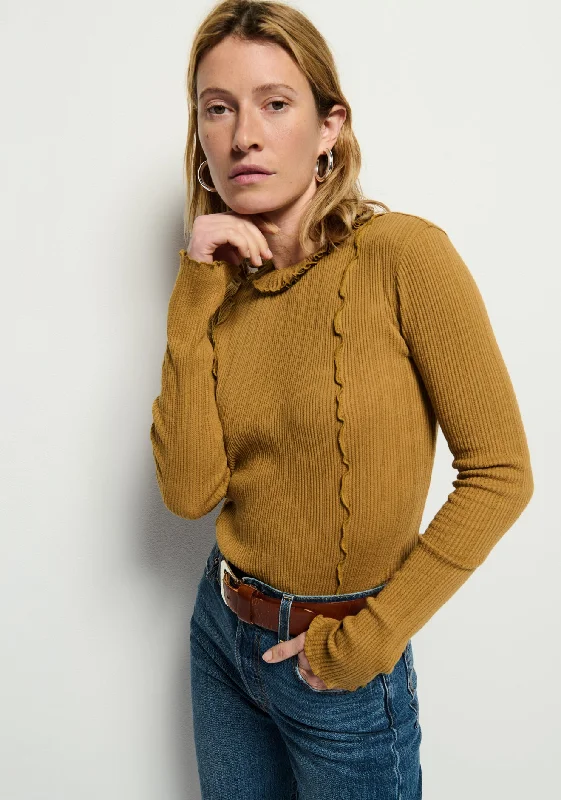 Nation LTD - Gizelle Long Sleeve in Olive Wood European