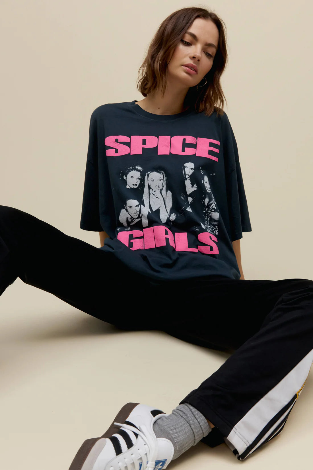 Spice Girls Photo Tee Casual Women's Loose - fitting
