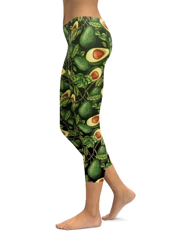 Avocado Capris Elegant Women's Formal 