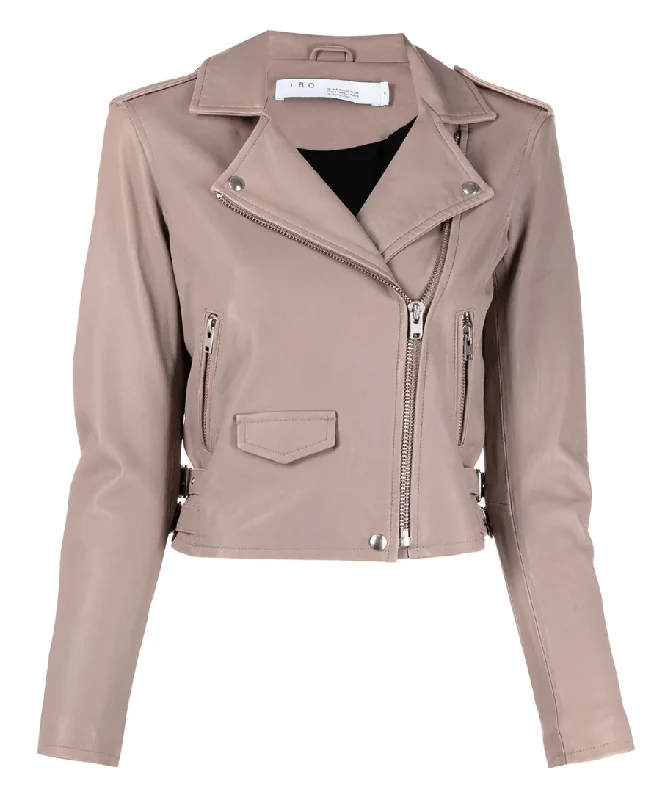 cropped moto jacket Relaxed Women's 