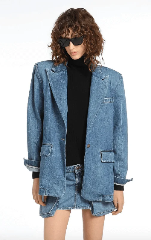 Mary denim blazer Edgy Women's Punk