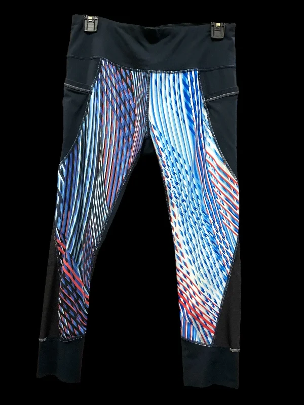 Athletic Leggings By Athleta In Navy, Size: M Cool Women's Distressed