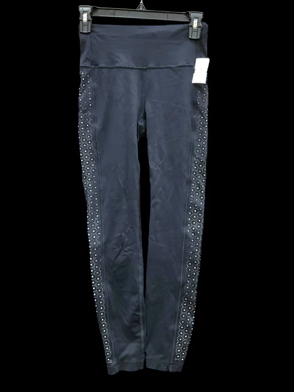 Athletic Leggings By Lululemon In Black, Size: 4 Monochromatic Office Style