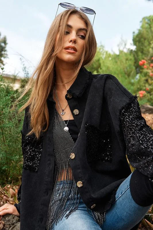 Sequin Shacket purpose