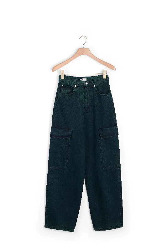 Jean cargo oversize Dapper Women's Bow - adorned