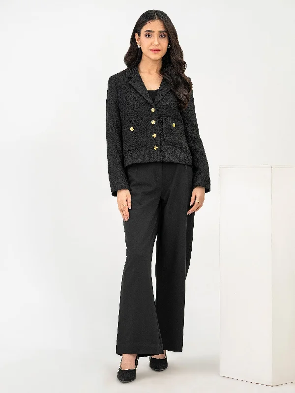 Woven Coat Dapper Women's Bow - adorned