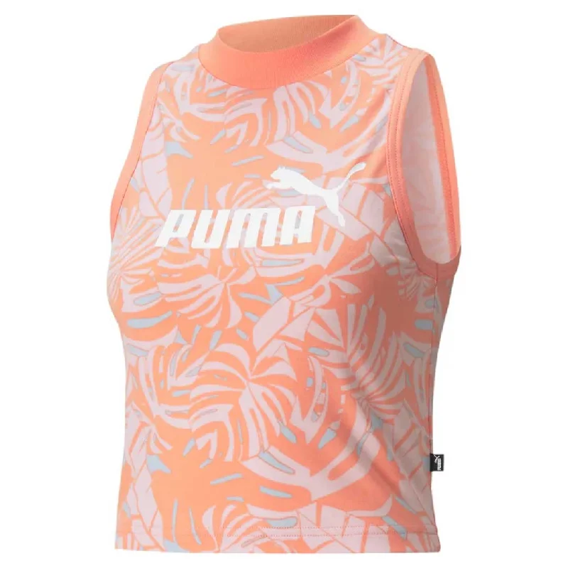 Puma - Women's Floral Vibes All Over Print Tank Top (671593 28) Cozy Women's Winter
