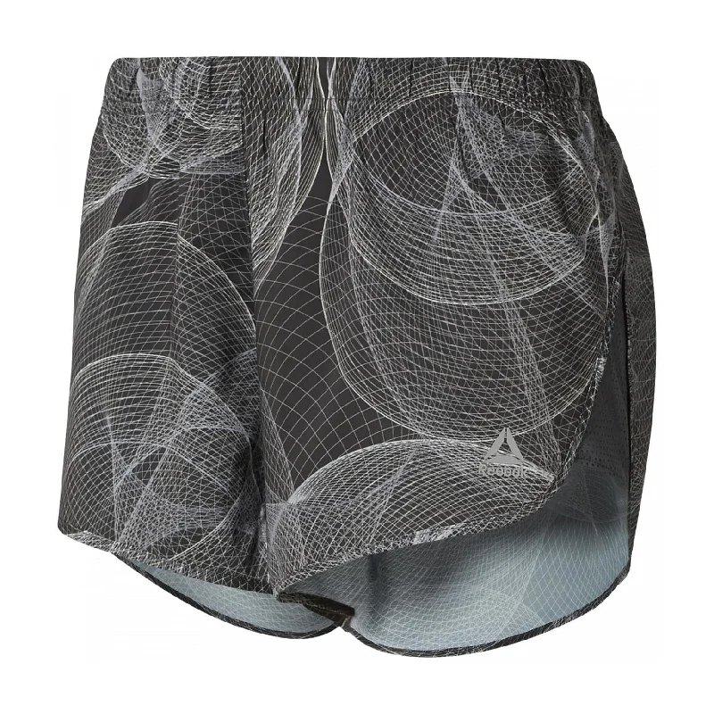 Reebok Womens Sebastien Preschoux Athletic Workout Shorts, Grey, Small Trendy Women's Oversized