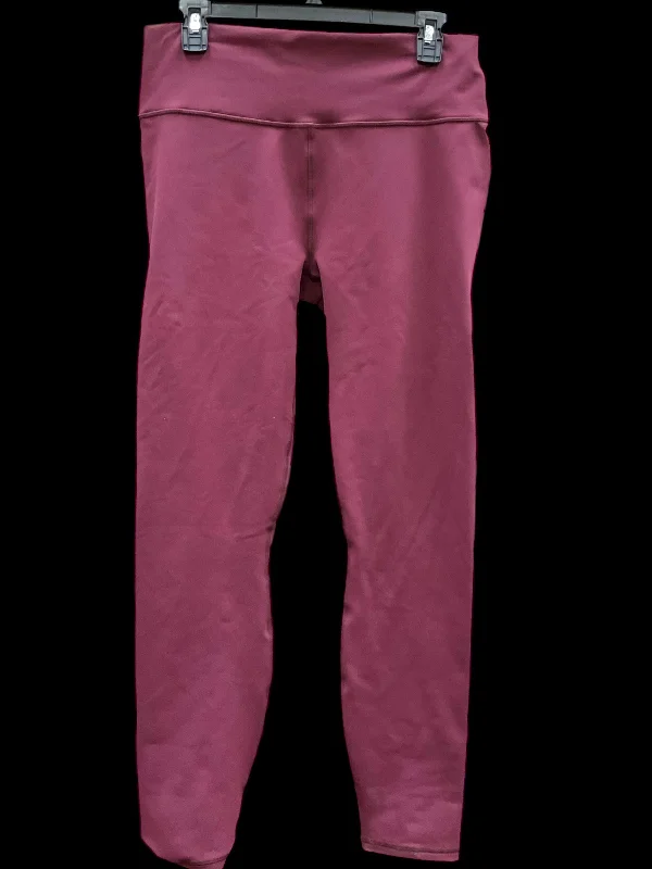 Athletic Leggings By Fabletics In Red, Size: Xl Refined Women's 