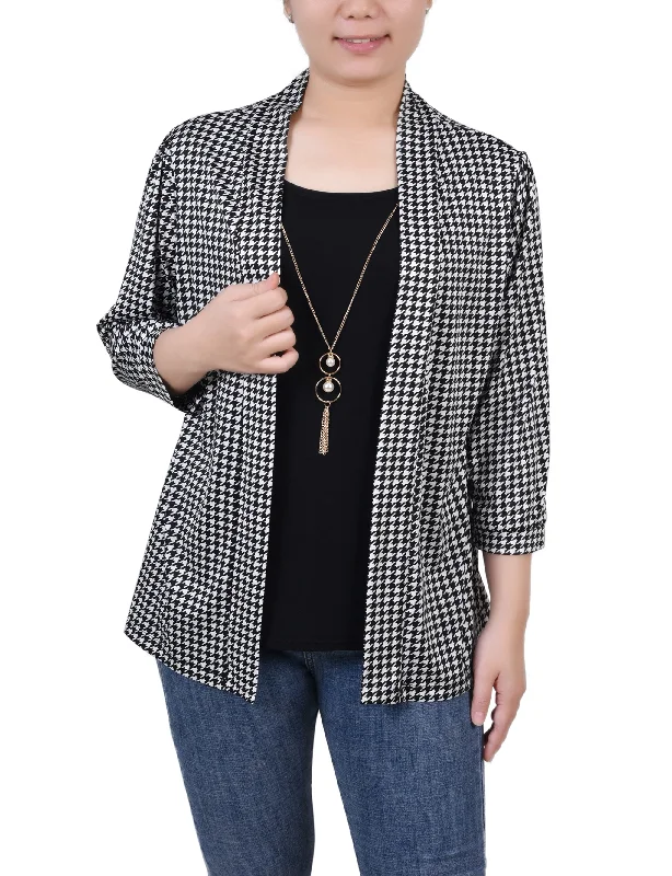 Black White Herringbone