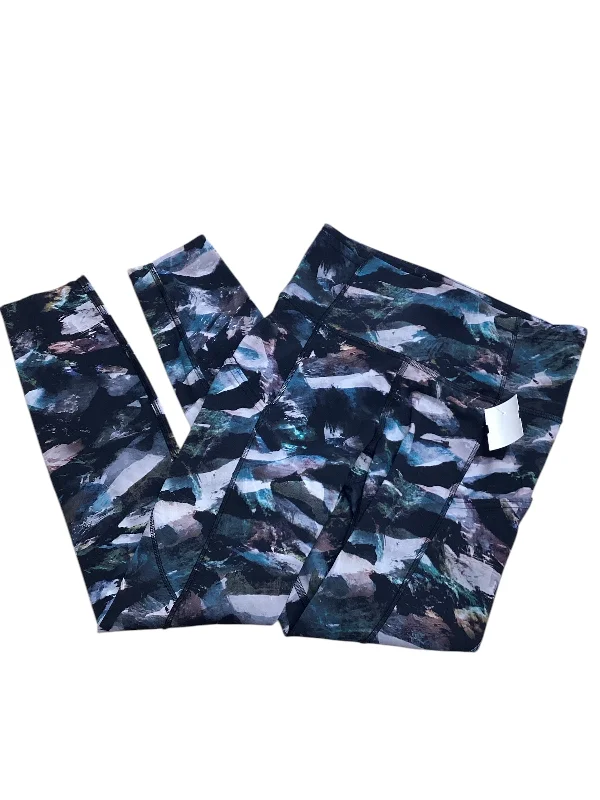 Athletic Leggings By Lululemon In Multi-colored, Size: 4 Traditional Women's 