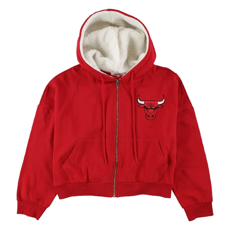 Touch Womens Chicago Bulls Hoodie Sweatshirt, Red, Medium European