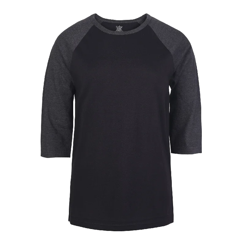 SOFRA LADIES BASEBALL TEE (LBT001_BK/C.GR) Cool Women's Skate
