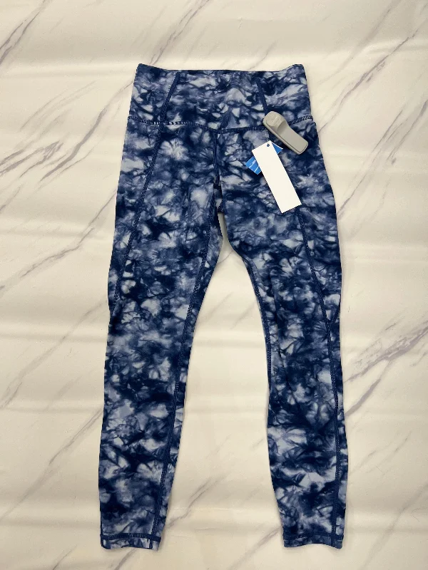 Athletic Leggings By Athleta In Blue, Size: XS British Gentlewoman Style