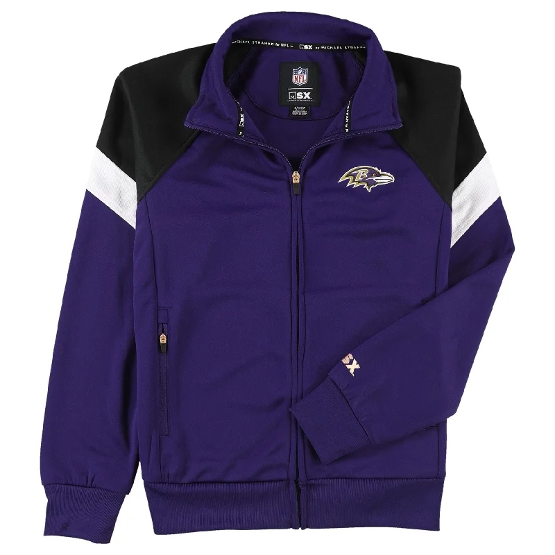 G-III Sports Womens Baltimore Ravens Track Jacket Sweatshirt, Purple, Small Laid - back Women's Vibe G-III Sports Womens Baltimore Ravens Track Jacket Sweatshirt, Purple, Small Laid - back Women's Vibe