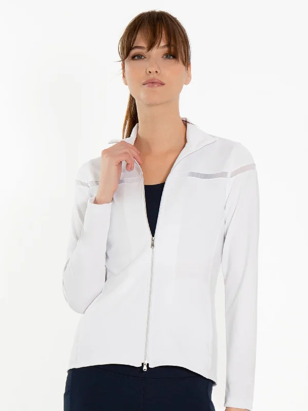 Riley Jacket - White Hip Women's Retro