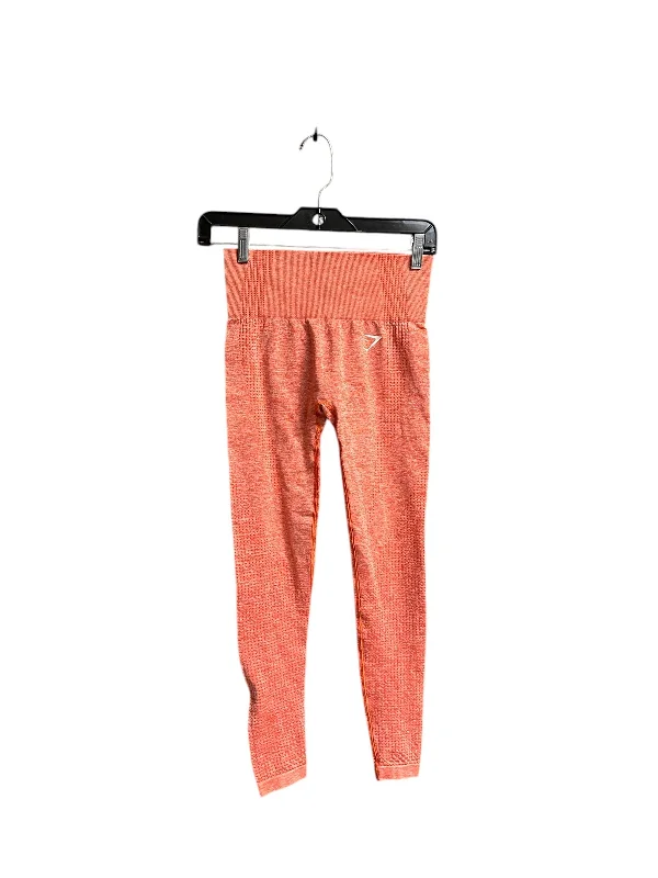Athletic Leggings By Gym Shark In Orange, Size: Xs purpose