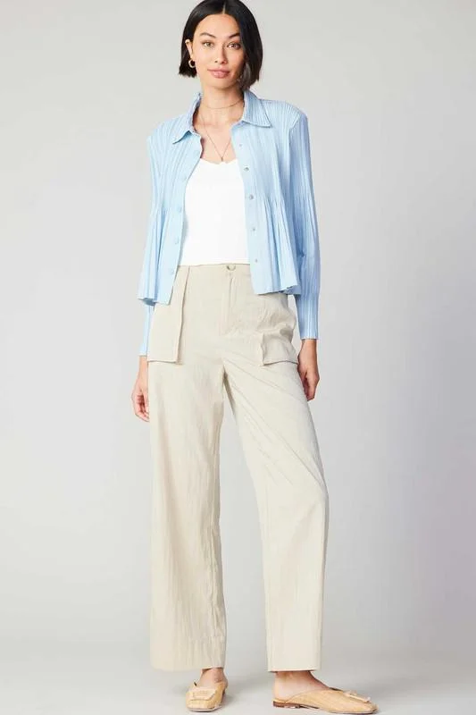 Ellen Pleated Top Trendy Women's 