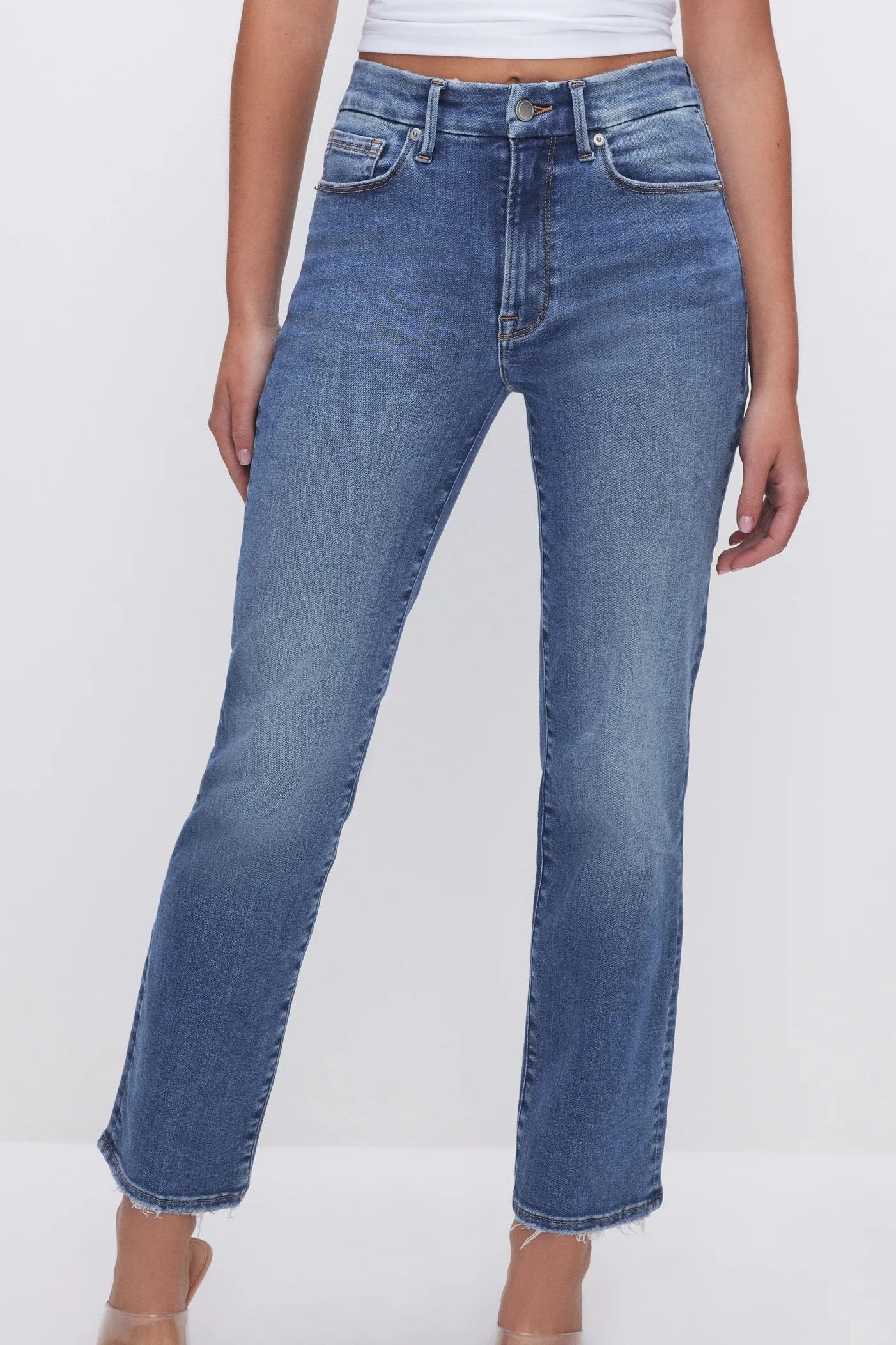 GOOD AMERICAN ALWAYS FIT STRAIGHT Feminine Women's Soft 