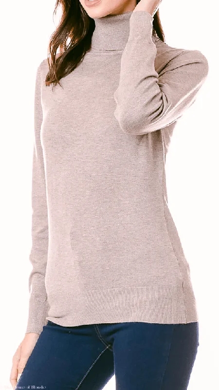 Clarissa Lightweight Long Sleeve Turtleneck Sweater(4 COLORWAYS) Stylish Women's Tropical 
