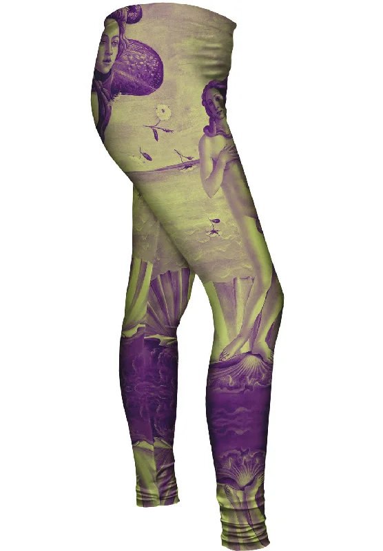 Botticelli Venus - "Pop Art Green Mauve" (1486) Classic Women's Tweed