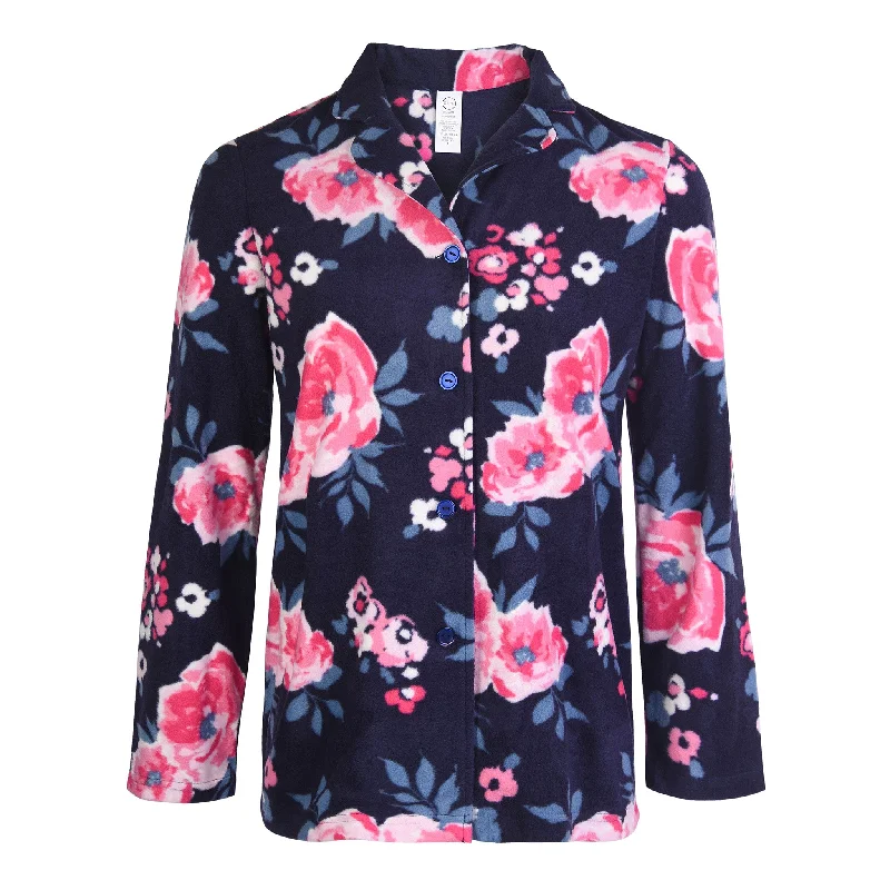 LADIES FLEECE PAJAMA TOP (PJ100) Dynamic Women's Moto