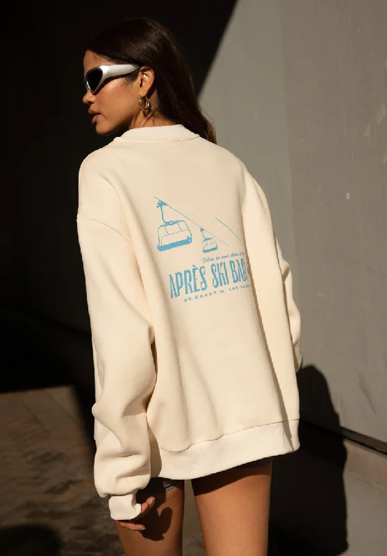 Ski Bar 大廓形毛衣 - 象牙色 Athletic Women's 