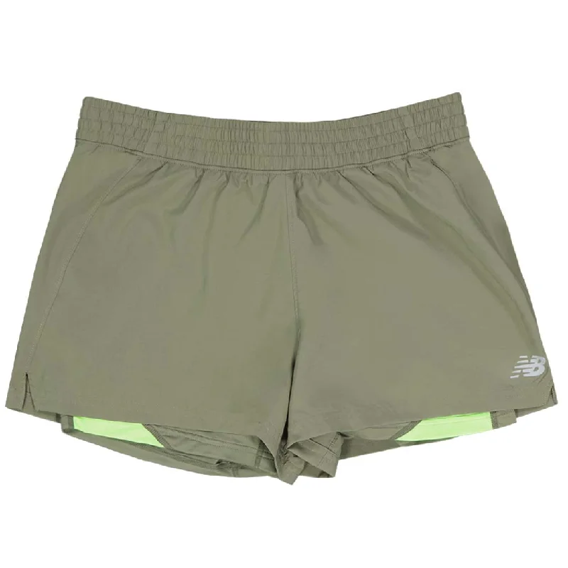 New Balance - Women's 2-In-1 Shorts (WS21459 CGN) Laid - back Women's Vibe
