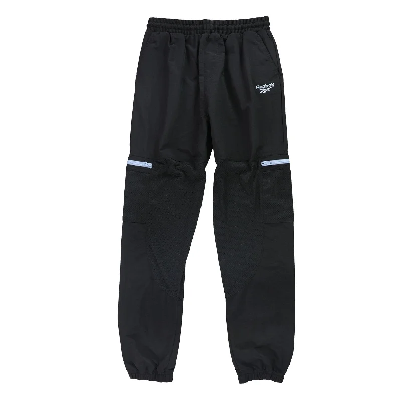 Reebok Womens Classics Pocket Trousers Athletic Track Pants, Black, X-Small Adventure