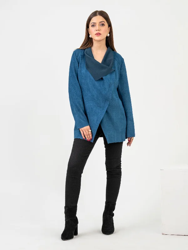 Suede Coat Bold Women's Animal Print