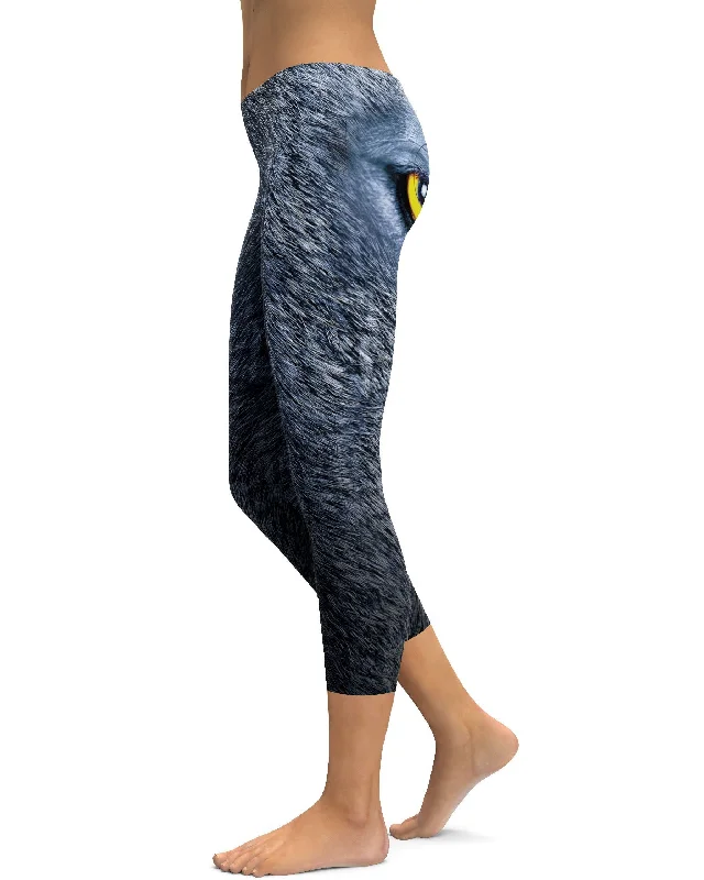 Wolf Eyes Capris Dapper Women's Bow - adorned