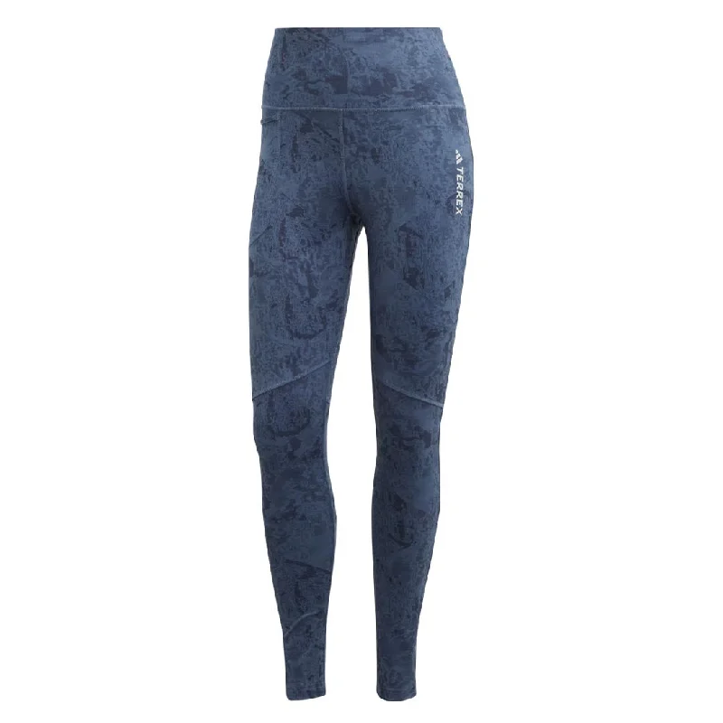 adidas - Women's Terrex Multi Allover Print Leggings (HM4010) Youthful Women's Pop