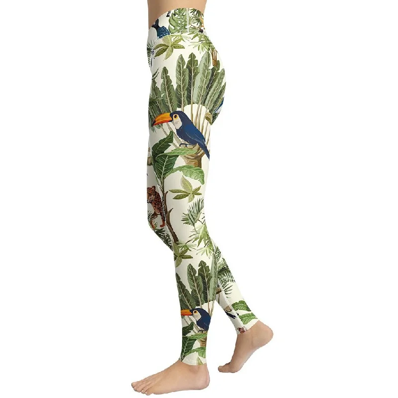 Animal Kingdom Yoga Leggings Traditional Women's Wool