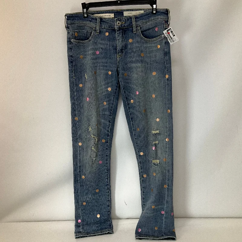 Jeans Skinny By Pilcro In Blue Denim, Size: 2 Sophisticated Women's 