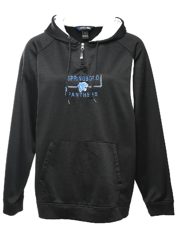 Springboro Panthers Embroidered Sweatshirt - L Casual Women's Loose - fitting
