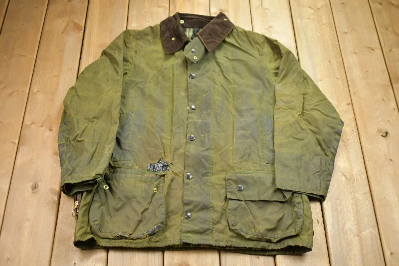 Vintage 1980s Barbour Wax Jacket Disco