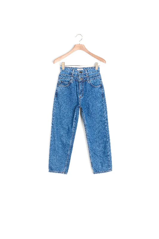 Jean trompe l'œil coupe mom Classic Women's Tweed