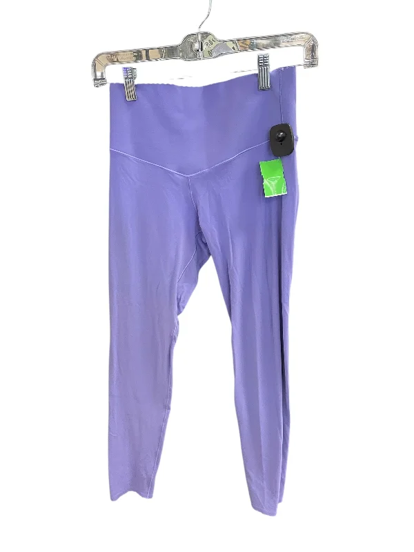 Athletic Leggings By Aerie In Purple, Size: M French